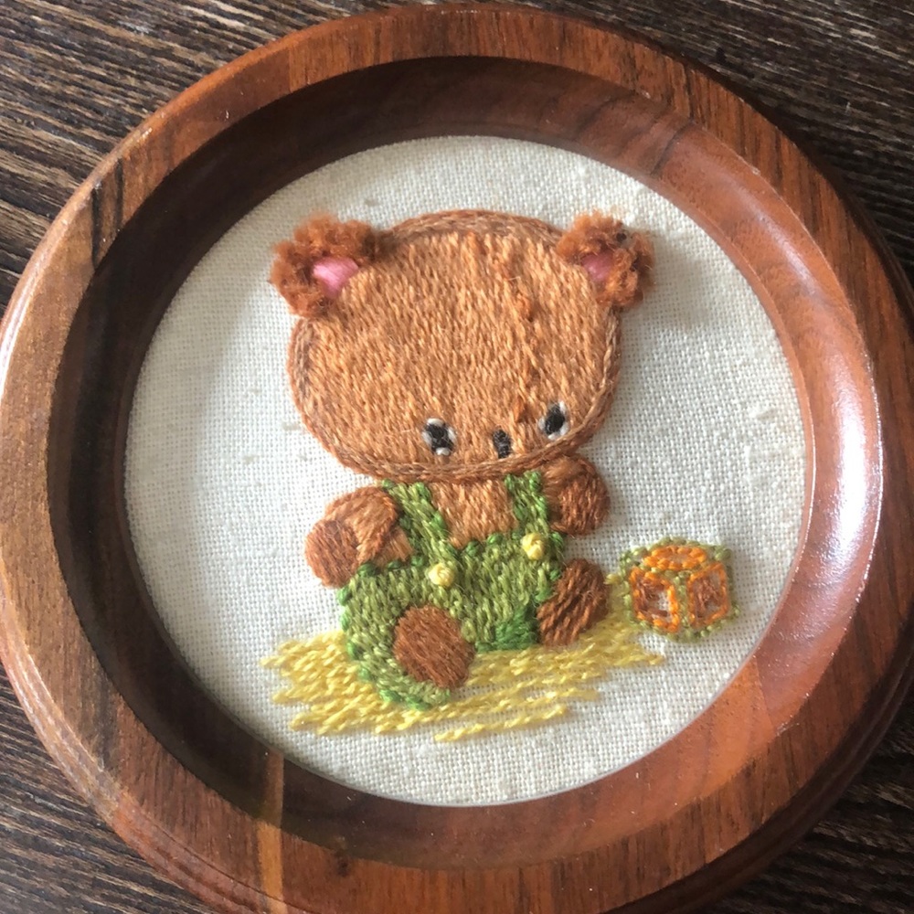 Handmade Embriodered animal home decro - Picture 6 of 15